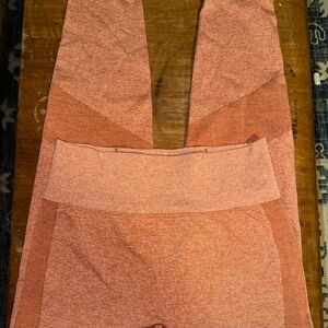 PINK Victoria's Secret Orange Leggings